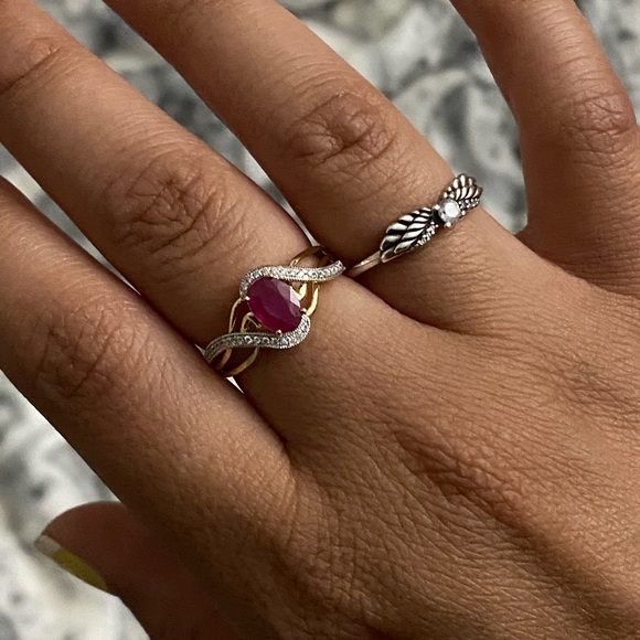Natural Ruby & Gold Ring ✨ - Picture 3 of 6